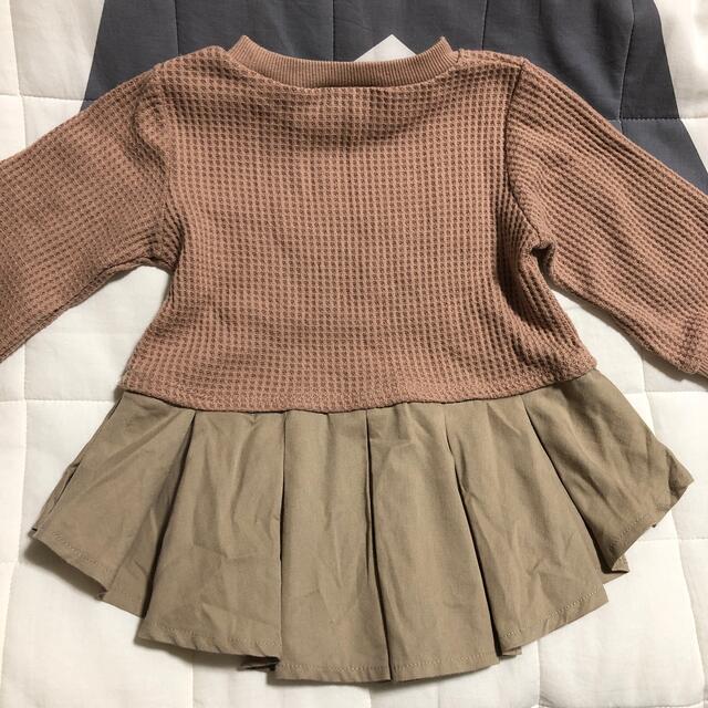 petit main(プティマイン)のささまる☆様専用 プティマイン ペプラム 100 キッズ/ベビー/マタニティのキッズ服女の子用(90cm~)(Tシャツ/カットソー)の商品写真