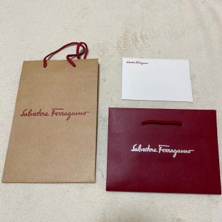 サルヴァトーレフェラガモ(Salvatore Ferragamo)のフェラガモ　紙袋&メッセージカード(ショップ袋)