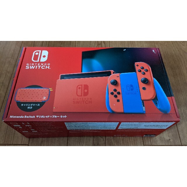 【新品・送料無料】Nintendo Switch本体マリオレッドブルーセット