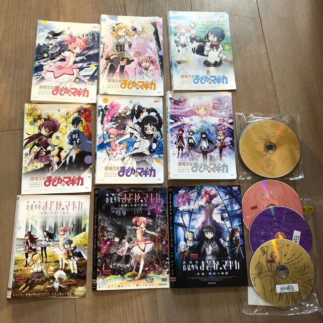 魔法少女まどか☆マギカ DVD 全6巻、劇場版 全3巻 計9巻セット-