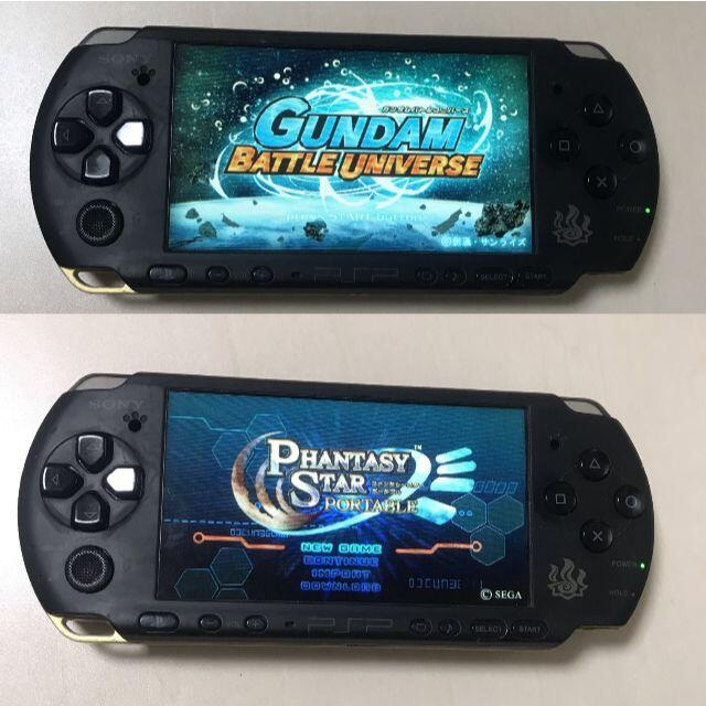 SONY(ソニー)のPSP3000　モンスターハンターポータブル ハンターズモデル エンタメ/ホビーのゲームソフト/ゲーム機本体(携帯用ゲーム機本体)の商品写真