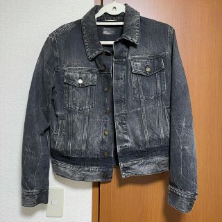 サンローラン(Saint Laurent)の2017年製イヴサンローランパリ500720　デニムジャケット　グレー　M(Gジャン/デニムジャケット)