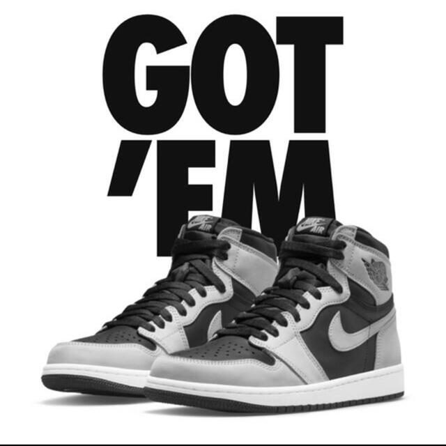 NIKE(ナイキ)のエアジョーダン1 NIKE HIGH OG シャドウ メンズの靴/シューズ(スニーカー)の商品写真