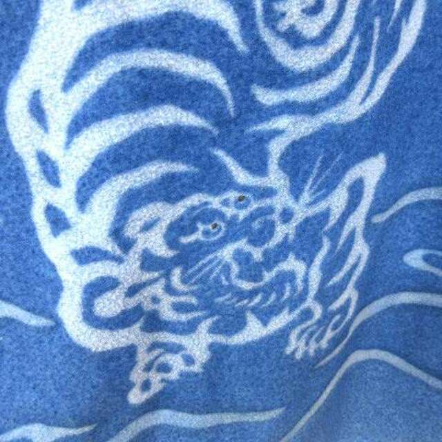 ティグルブロカンテ GOD AI 天空丸 シャツ 長袖 藍染 フランネル 和柄