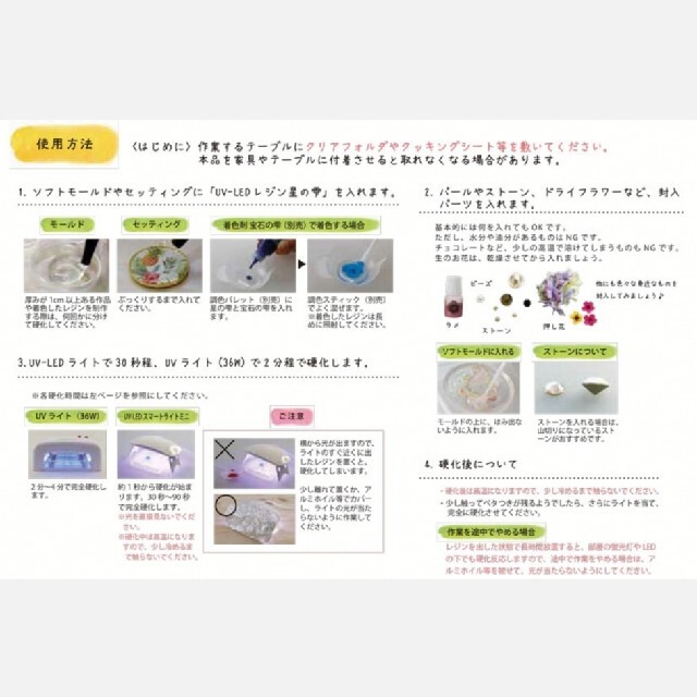 星の雫 25g 1本レジン液 ハード UV LED ハンドメイドの素材/材料(その他)の商品写真