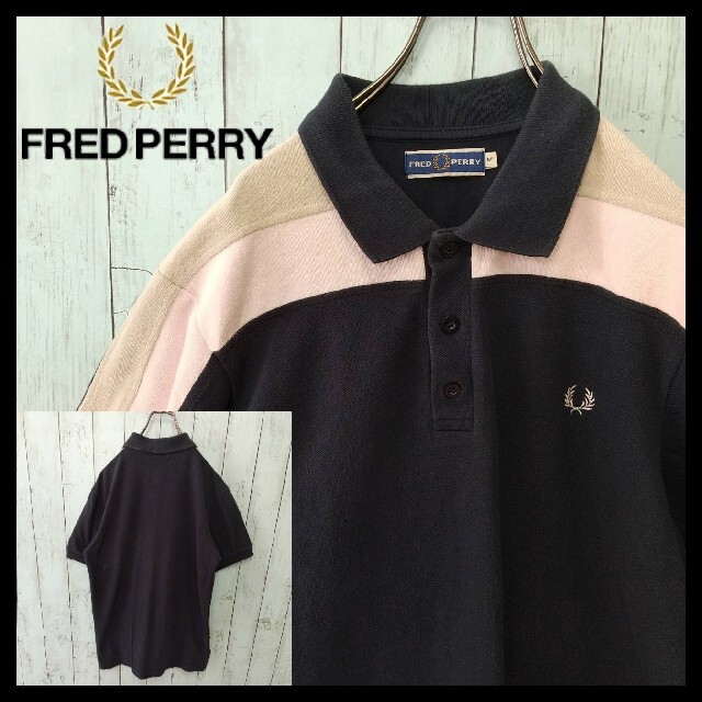 フレッドペリー FREDPERRY ワンポイント刺繍ロゴ ポロシャツ - ポロシャツ