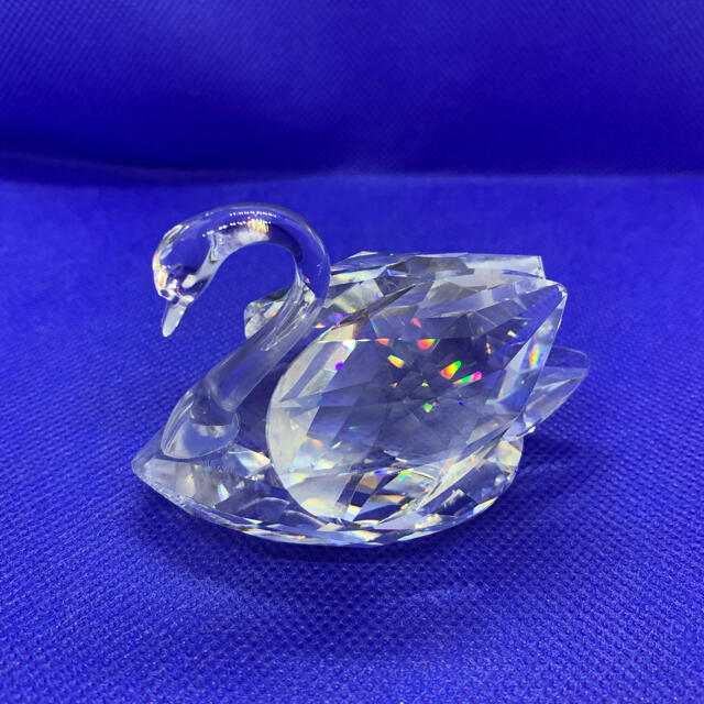 スワロフスキー Swarovski クリスタル 白鳥『スワンL』 010005置物