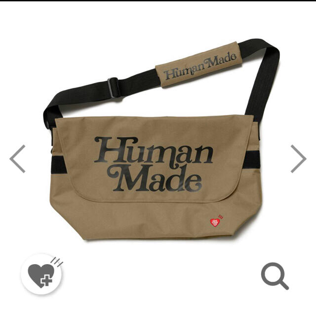 GDC(ジーディーシー)のHuman Made×Girls Don’t Cry MESSENGER BAG メンズのバッグ(メッセンジャーバッグ)の商品写真