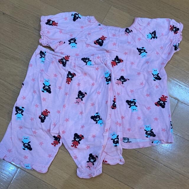 DOUBLE.B(ダブルビー)のミキハウス　ダブルB パジャマ　夏用　90 キッズ/ベビー/マタニティのキッズ服女の子用(90cm~)(パジャマ)の商品写真