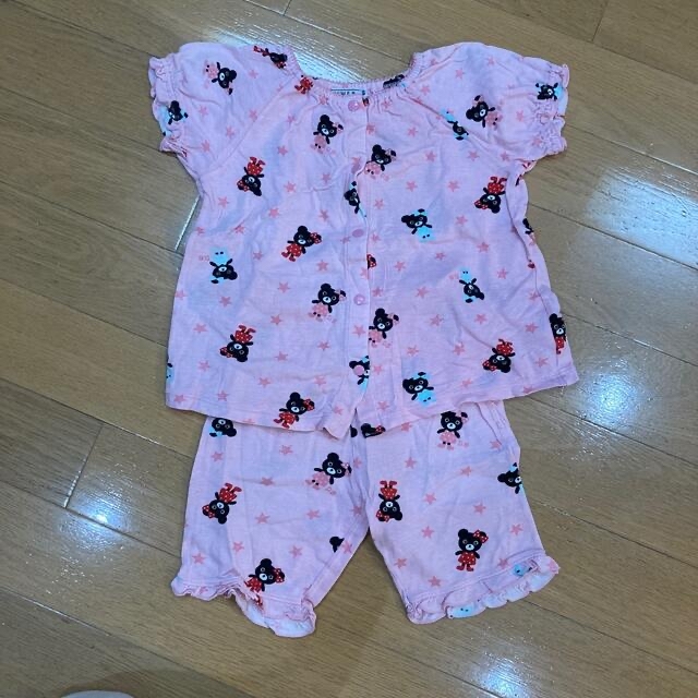 DOUBLE.B(ダブルビー)のミキハウス　ダブルB パジャマ　夏用　90 キッズ/ベビー/マタニティのキッズ服女の子用(90cm~)(パジャマ)の商品写真