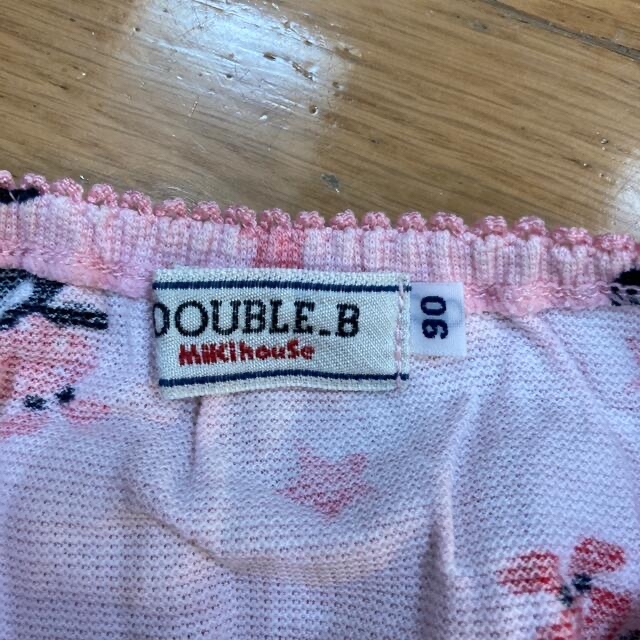 DOUBLE.B(ダブルビー)のミキハウス　ダブルB パジャマ　夏用　90 キッズ/ベビー/マタニティのキッズ服女の子用(90cm~)(パジャマ)の商品写真