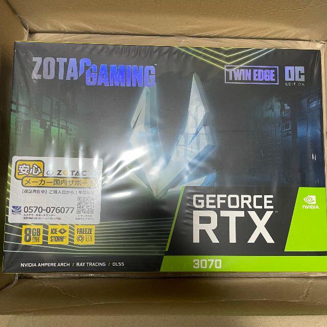 PCパーツ zotac rtx3070 twin edge