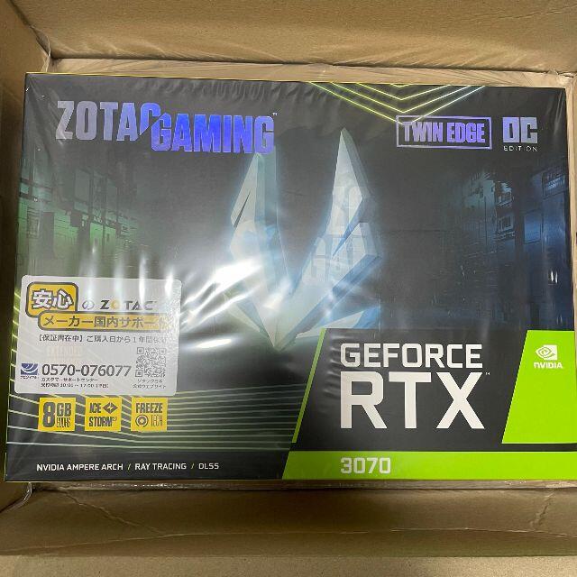 PCパーツzotac rtx3070 twin edge