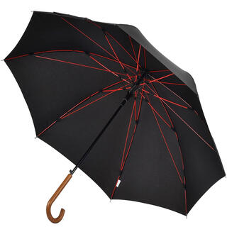 【台風・豪雨対応】傘 メンズ 長傘 木製ハンドル 台風　軽量 強風 撥水 梅雨(傘)