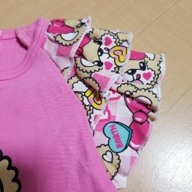 EARTHMAGIC(アースマジック)の(ご専用)100アースマジック　ロリポップTシャツ　ピンク キッズ/ベビー/マタニティのキッズ服女の子用(90cm~)(Tシャツ/カットソー)の商品写真