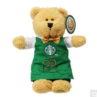 スターバックスコーヒー(Starbucks Coffee)の完売品！スタバ25周年ベアリスタ(ぬいぐるみ)