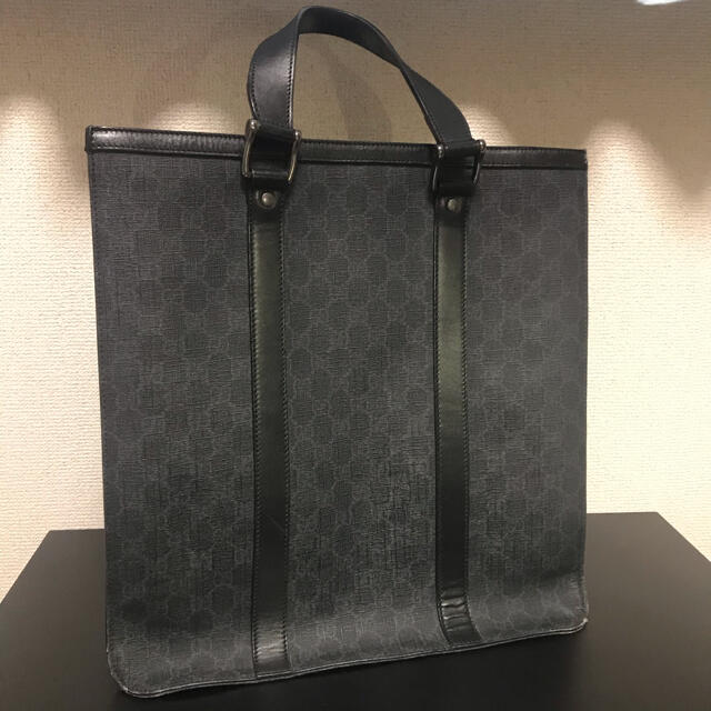 Gucci(グッチ)のグッチ GUCCI GG スプリーム トートバッグ A4 ビジネス ハンドバッグ メンズのバッグ(トートバッグ)の商品写真