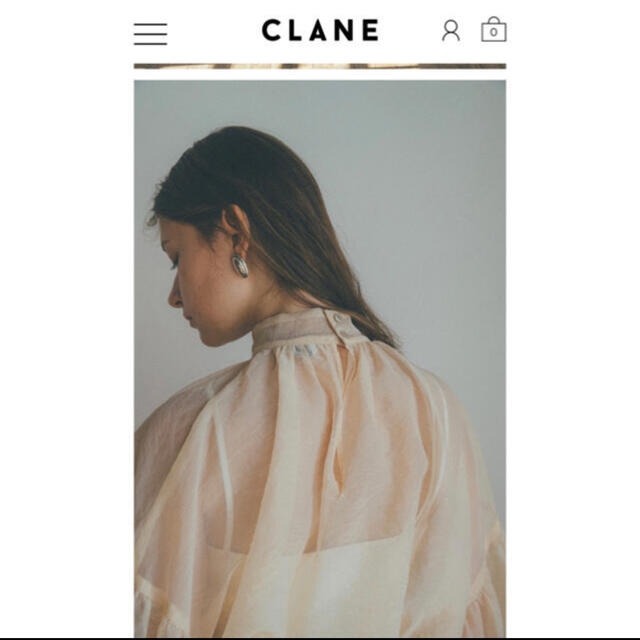 新品タグ付き　CLANE SHEER PUFF TOPS サイズ2