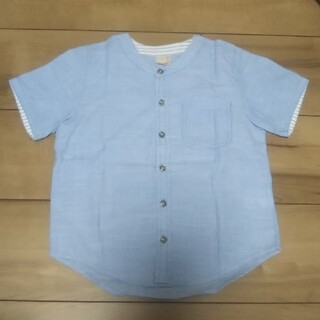 プティマイン(petit main)のプティマイン ブルーシャツ110(Tシャツ/カットソー)