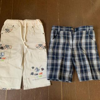 コムサイズム(COMME CA ISM)のショートパンツ　90cmジュニア　男の子用　2本セット(パンツ/スパッツ)