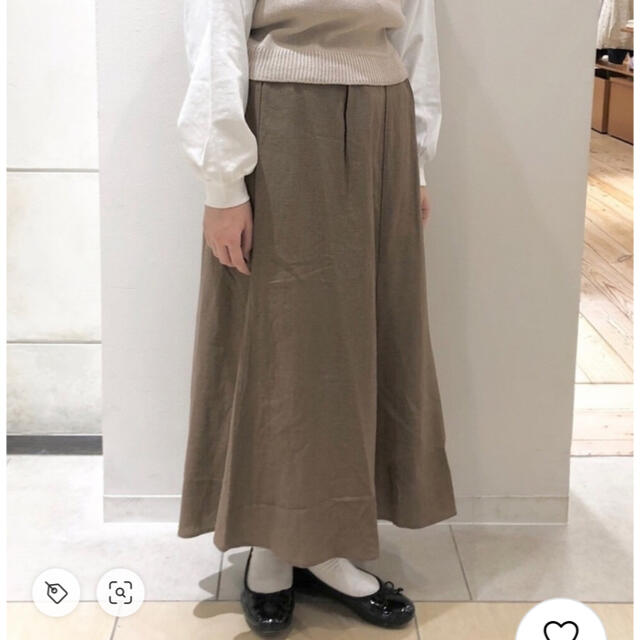 ehka sopo(エヘカソポ)の麻レーヨンスカート レディースのスカート(ロングスカート)の商品写真