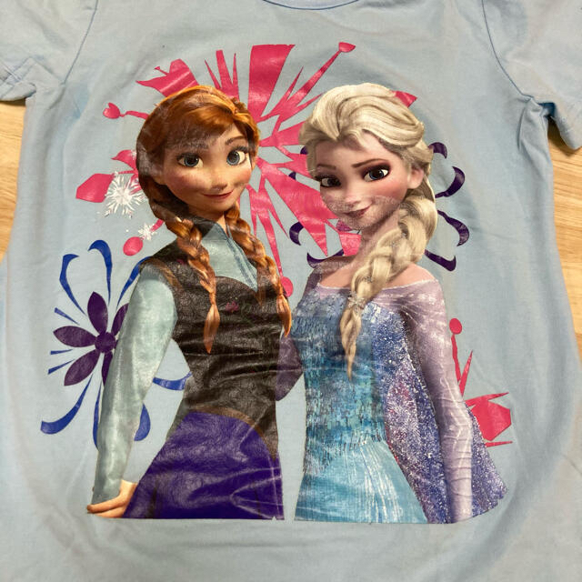 アナと雪の女王(アナトユキノジョオウ)の太陽様専用　アナと雪の女王　Tシャツ　2点セット キッズ/ベビー/マタニティのキッズ服女の子用(90cm~)(Tシャツ/カットソー)の商品写真