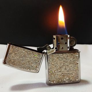 ジッポー(ZIPPO)のzippo シルバー 唐草 2000年製(タバコグッズ)