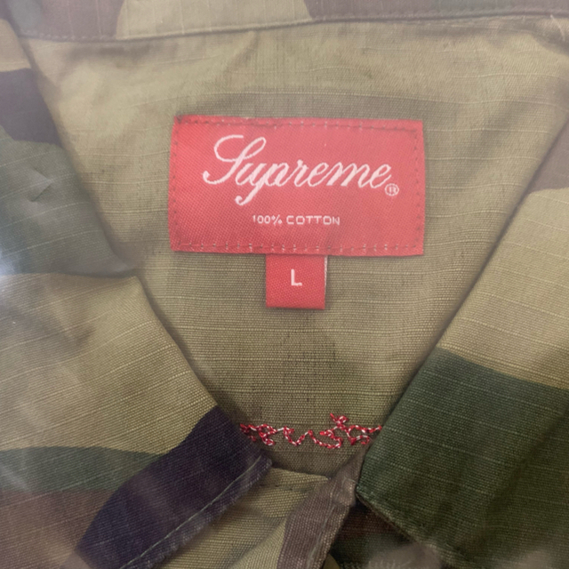 Supreme Blessings Ripstop Shirt Camo L