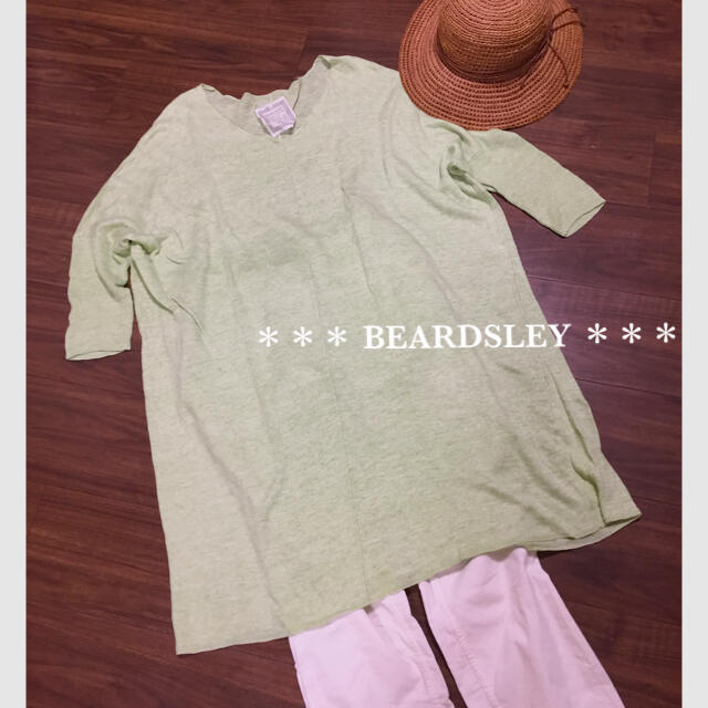 BEARDSLEY(ビアズリー)のBEARDSLEY ビアズリー BIG ビッグ リネン チュニック ワンピース レディースのトップス(チュニック)の商品写真