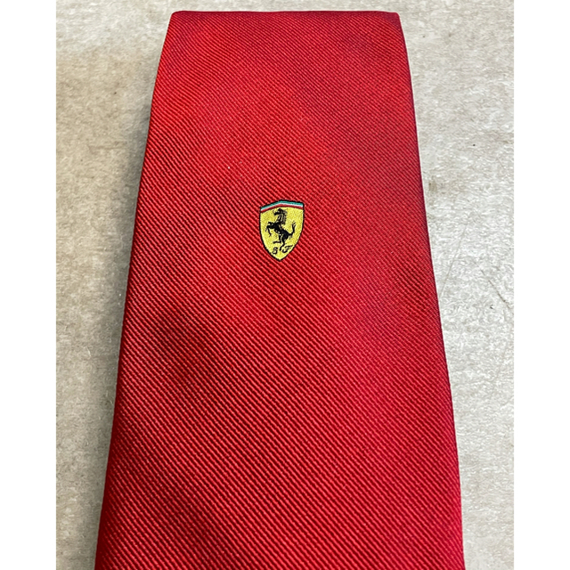 Ferrari - フェラーリ Ferrari ネクタイ【美品】【本場イタリア Ferrari - フェラーリ Ferrari ネクタイ【美品】【本場イタリア