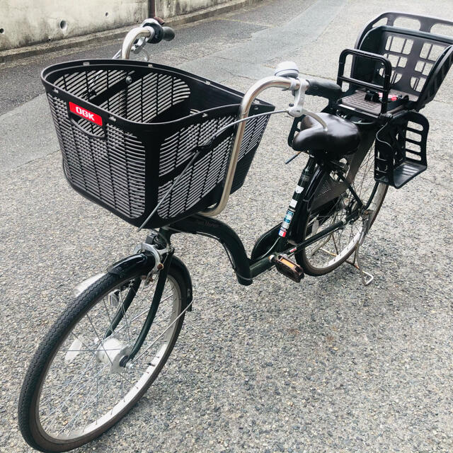 専用】子乗せ自転車(3人乗り)プチママン黒-