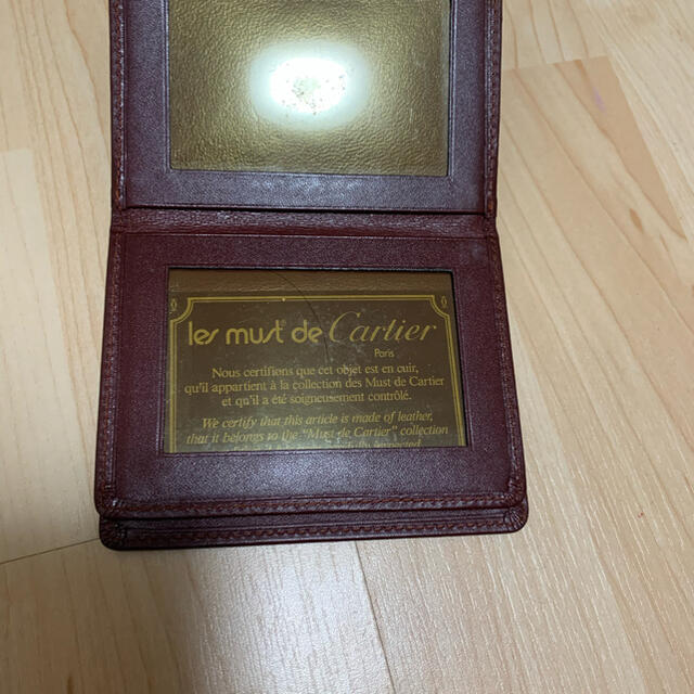 Cartier(カルティエ)のCartier カルティエ マストライン カードケース 名刺入れ 定期入れ レディースのファッション小物(名刺入れ/定期入れ)の商品写真