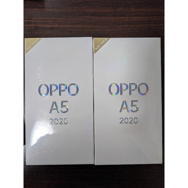 スマートフォン本体oppo A5 2020 未開封　2台セット　SIMフリー