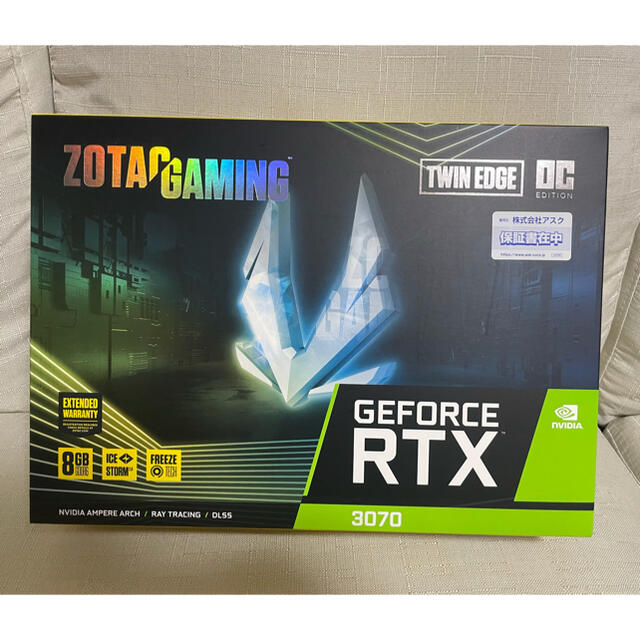 新品未開封　ZOTAC GeForce 3070 グラボ