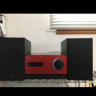 Pioneer　コンポ X-CM31-R [レッド]