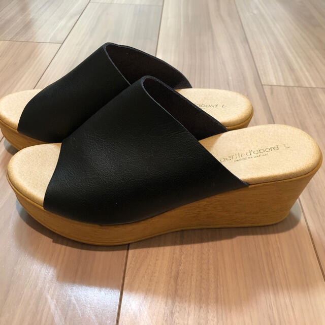 【新品未使用】ウェッジソールサンダル厚底 レディースの靴/シューズ(サンダル)の商品写真