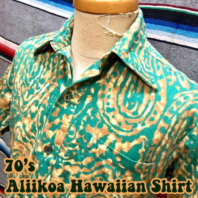 70’s Aliikoa プルオーバー Hawaiian Shirt