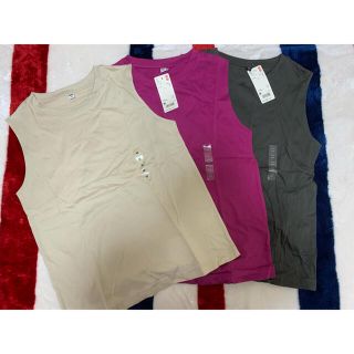 ユニクロ(UNIQLO)のUNIQLO ユニクロ タンクトップ 3点セット(タンクトップ)