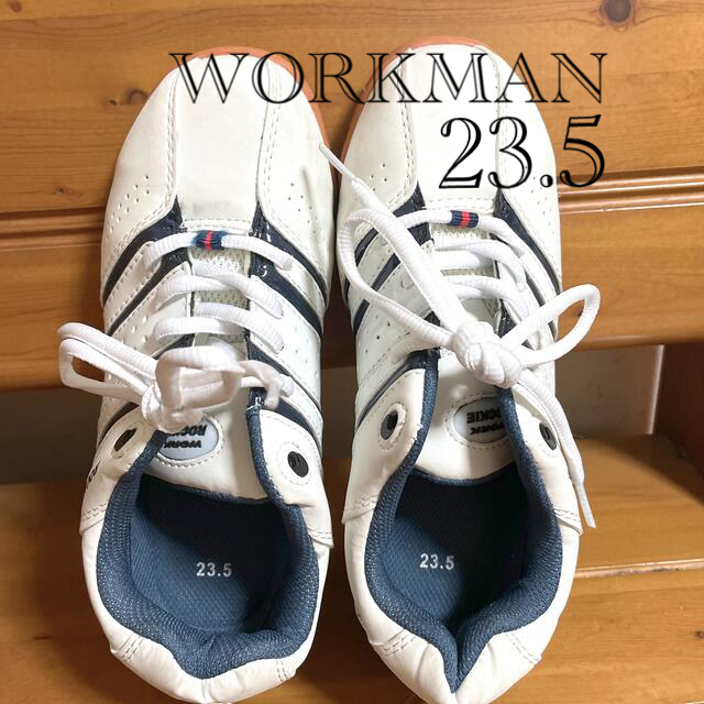 ワークマン　安全靴/作業靴　23.5㎝　白　 レディースの靴/シューズ(スニーカー)の商品写真