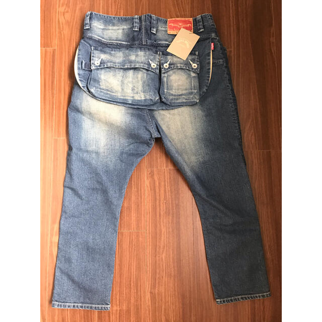 ネイタルデザイン G55サルエルフラップデニムパンツ ジーンズ キャンプ 1
