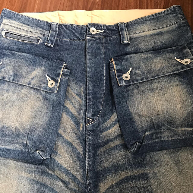 ネイタルデザイン G55サルエルフラップデニムパンツ ジーンズ キャンプ 4