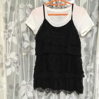 マウジー(moussy)のmoussy レースキャミ 重ね着に！美品(キャミソール)