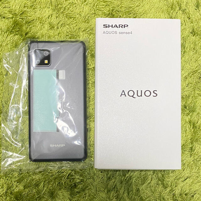 9425古物営業許可SIMロック解除済み AQUOS sense4 SH-M15 64GB Bランク 本体【ReYuuストア】 シルバー