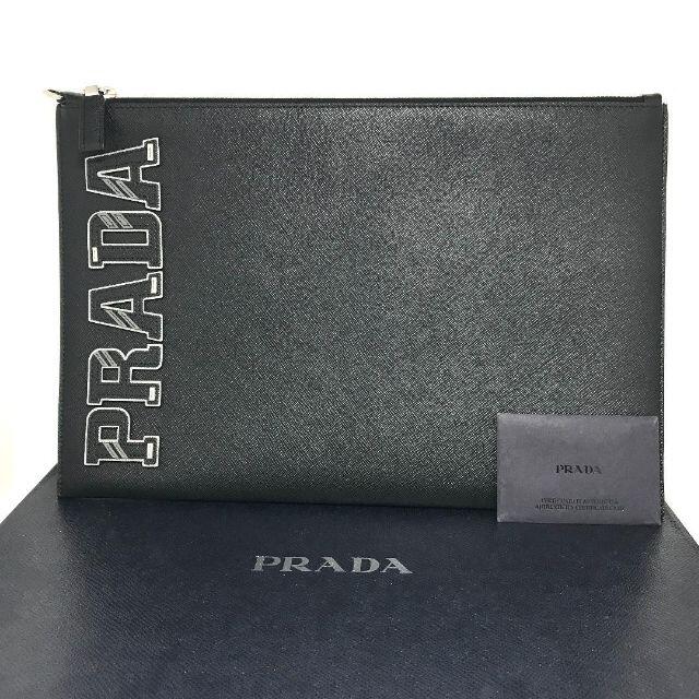 PRADA SAFFIANO CHARACTER クラッチバッグ プラダ