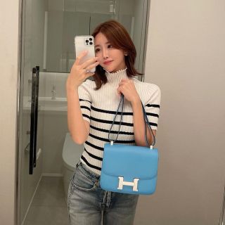 ディオール(Dior)のhaney bee様専用♡DIOR♡完売♡ニットボーダーショートスリーブセーター(ニット/セーター)