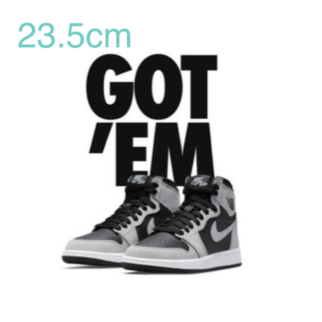 23.5cm NIKE AIR JORDAN 1 HIGH OG SHADOW