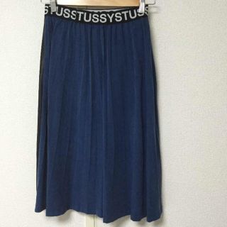 ステューシー(STUSSY)のSTUSSY WOMAN  プリーツスカート(ロングスカート)