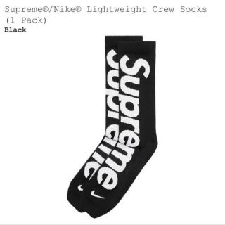 シュプリーム(Supreme)の【新品未使用】Supreme Nike Crew Socks 靴下 24 25(ソックス)