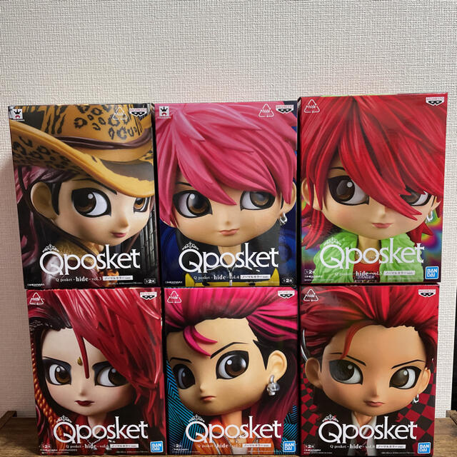 Qposket hide XJAPAN フィギュア ヒデ ４個セット