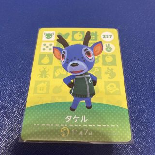 ニンテンドウ(任天堂)のamiiboカード　タケル(カード)